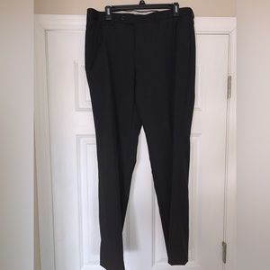 Wilke Rodriguez Modern Fit All Black Dress Pants - 34 W